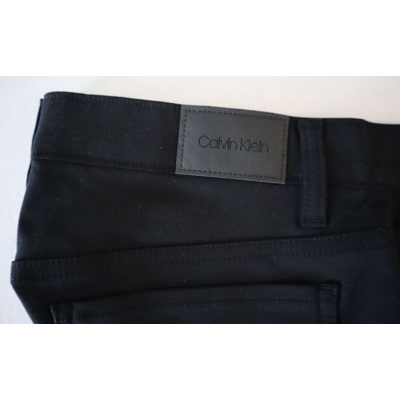 Calvin Klein Men Sz 32x30 Black CK Move 365 Slim-Fit Performance Dress Pants - Picture 6 of 12